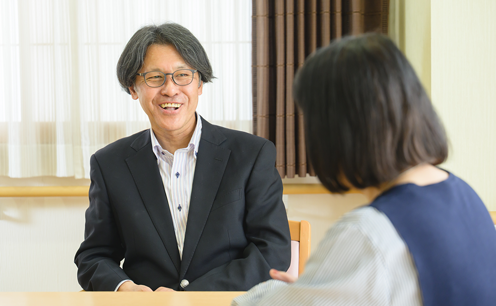 インタビュー風景