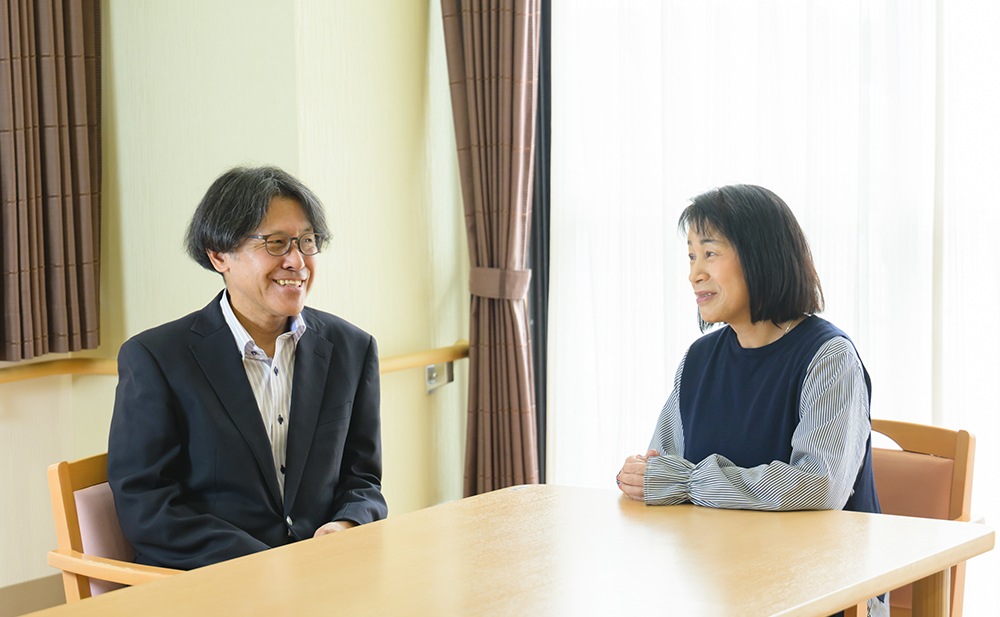 インタビュー風景